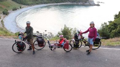 Elmalı ailesi, 5 yaşındaki kızlarıyla 5 bin kilometre pedal çevirecek