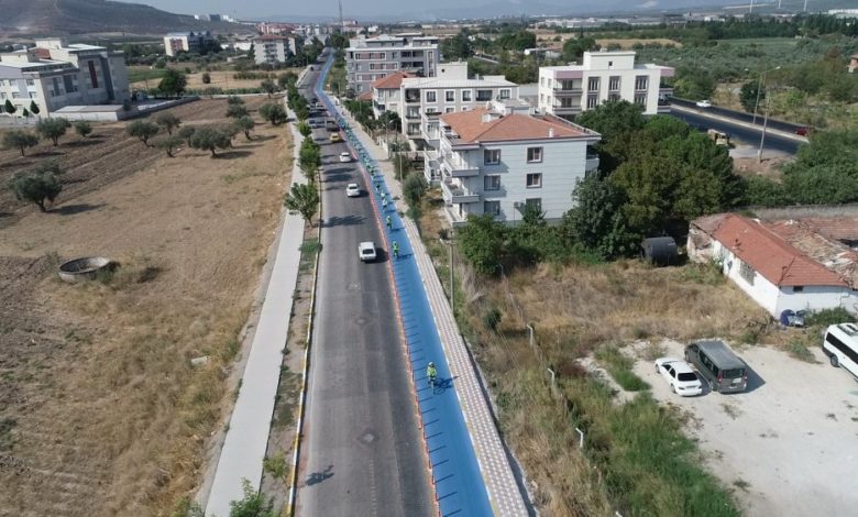 Akhisar'ın Bisiklet Yolu Açıldı