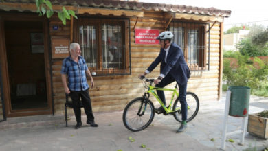 Gaziemir Belediye Başkanı Halil Arda'dan Bisikletli Denetim