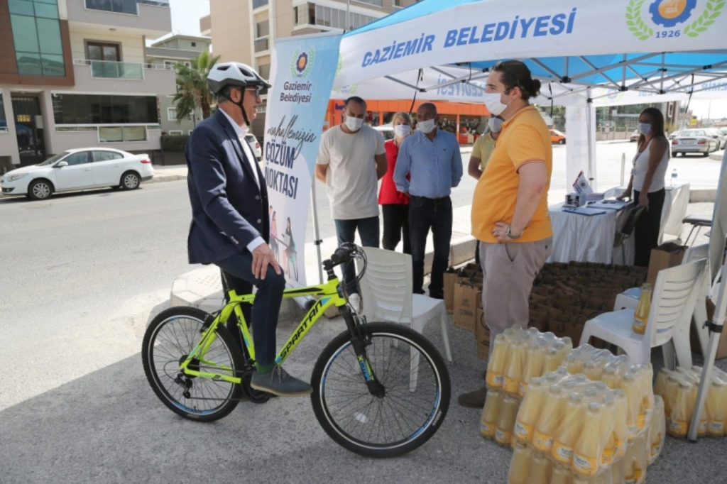 Gaziemir Belediye Başkanı Halil Arda'dan Bisikletli Denetim