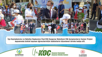 Kayapınar Belediyesi 400 Bisiklet Hediye Etti