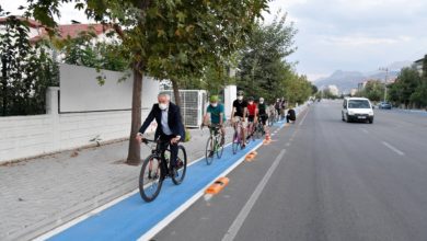 Isparta da Bisiklet Yolu Çalışmaları Devam Ediyor