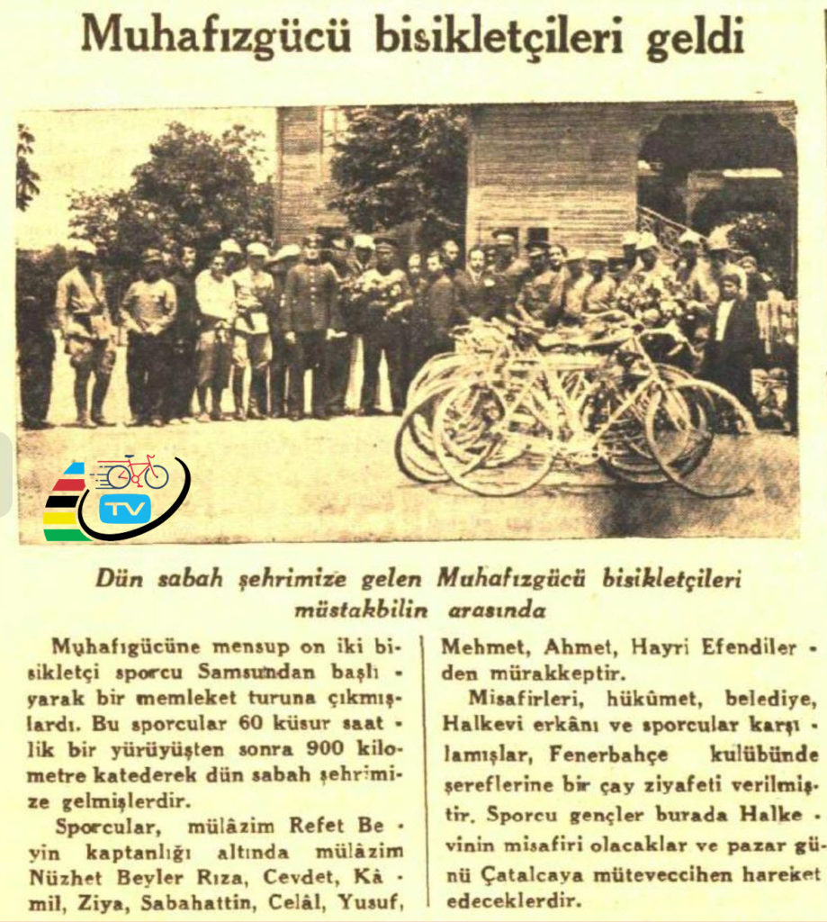 Muhafızgücü bisikletçileri geldi | 17 Haziran 1933