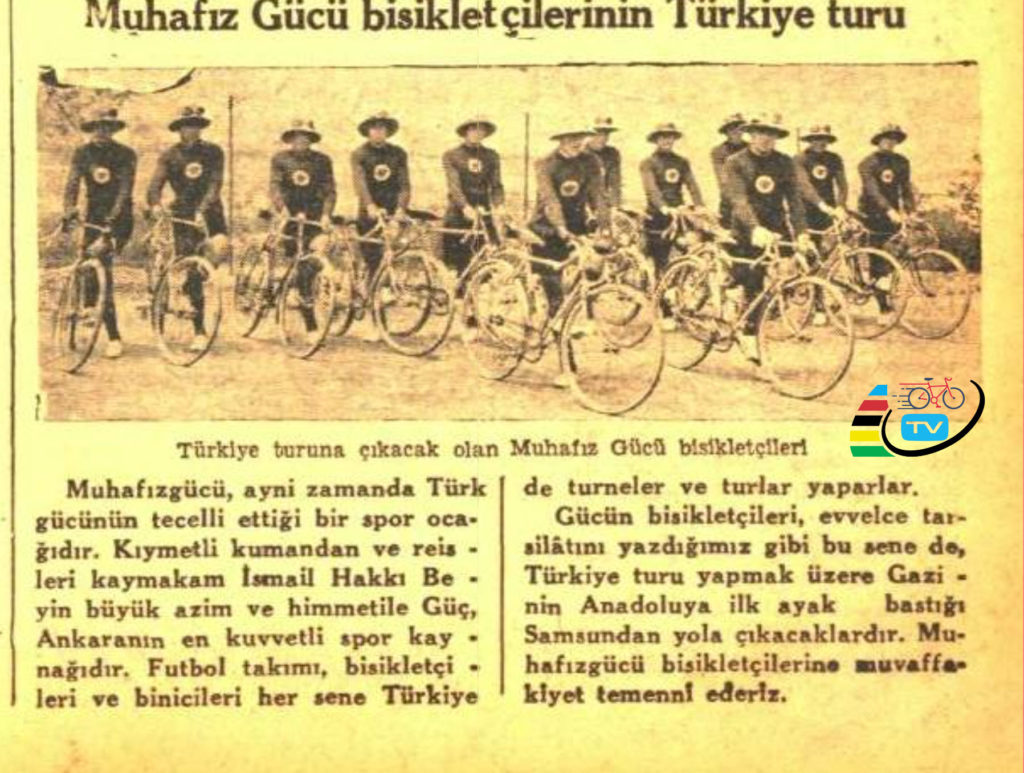 Muhafız Gücü bisikletçilerinin Türkiye turu | 28 Mayıs 1933