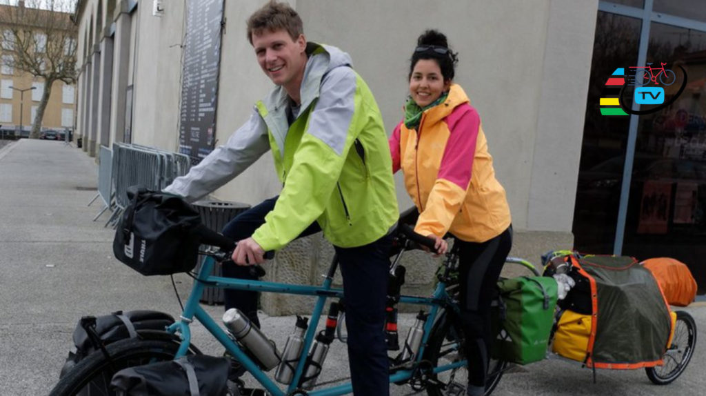 Bisiklet Tutkunu Hugo ile Nina Çifti Lüleburgaz'da
