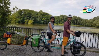 Bisiklet Tutkunu Hugo ile Nina Çifti Lüleburgaz'da