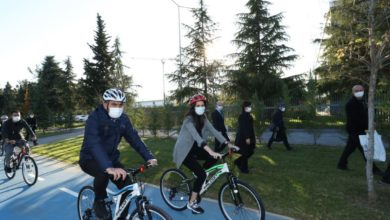 Murat Kurum, Samsun'da Bisiklet Turu Yaptı