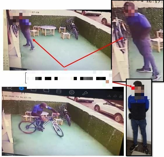 Bisiklet ve elektrikli bisikletleri bir motosiklet tamircisinde değiştirerek satan 2 hırsız yakalandı