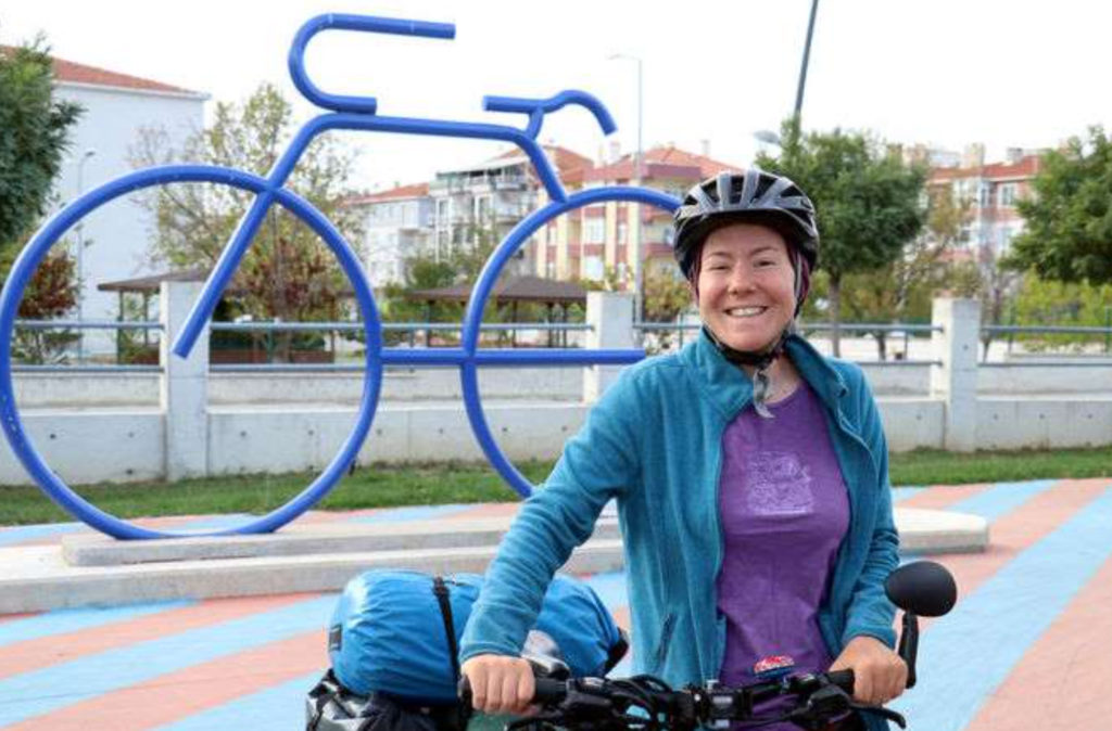 Fransız bisikletçi Chloe Bernard